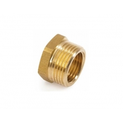 Футорка 1 1/2"нр х 1 1/4"вр латунная