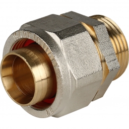 Соединение 32мм х 1"нр Stout обжим для металлопластиковых труб