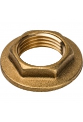 Контргайка 1/2"вр Stout с бортиком латунная