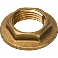 Контргайка 1/2"вр Stout с бортиком латунная