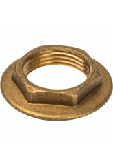 Контргайка 3/4"вр Stout с бортиком латунная