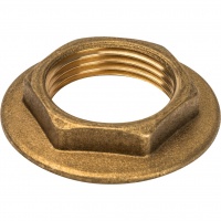 Контргайка 3/4"вр Stout с бортиком латунная
