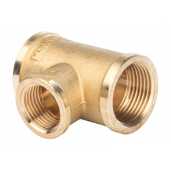 Тройник 3/4"вр х 1/2"вр х 3/4"вр Stout переходной латунный