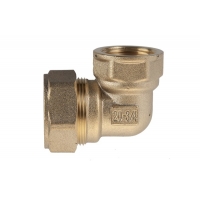 Угольник 20мм х 3/4"вр Hydrosta, для нержавеющей гофротрубы