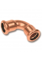 Пресс-фитинг 18мм Sanha медь, отвод 90° ВПр-ВПр, для медных труб