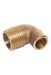 Фитинг 22мм х 3/4" Sanha бронза, отвод 90° переходной ВП-НР для медных труб, под пайку