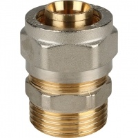 Соединение 26мм х 1"нр Stout обжим для металлопластиковых труб