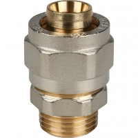 Соединение 20мм х 1/2"нр Stout обжим для металлопластиковых труб