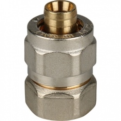 Соединение 16мм х 1/2"вр Stout обжим для металлопластиковых труб