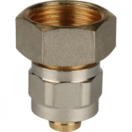 Соединение 16мм х 3/4"вр Stout обжим для металлопластиковых труб