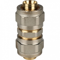 Соединение 20мм х 20мм Stout обжим для металлопластиковых труб