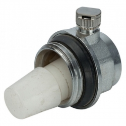 Воздухоотводчик 1"нр Global автоматический левый хром