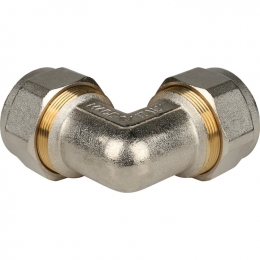 Угольник 90° 32x32 STOUT для металлопластиковых труб винтовой