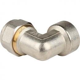 Угольник-переходник с внутренней резьбой 1"x32 STOUT для металлопластиковых труб винтовой