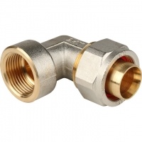 Угольник-переходник с внутренней резьбой 1"x32 STOUT для металлопластиковых труб винтовой