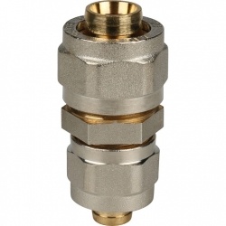 Муфта соединительная переходная 20x16 STOUT для металлопластиковых труб винтовой