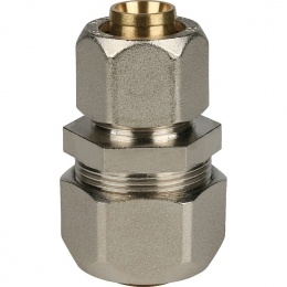 Муфта соединительная STOUT переходная 26x20 для металлопластиковых труб винтовой