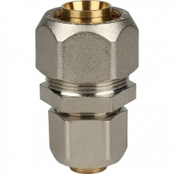 Муфта соединительная STOUT переходная 26x20 для металлопластиковых труб винтовой