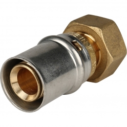 Соединение 20мм х 1/2"накидная гайка Stout пресс, для металлопластиковых труб