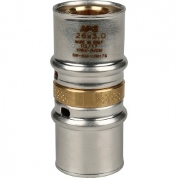 Соединение 26мм х 26мм Stout пресс, для металлопластиковых труб