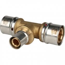 Тройник 32мм х 20мм х 32мм Stout пресс, для металлопластиковых труб