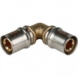 Угольник 20мм х 20мм Stout пресс, для металлопластиковых труб