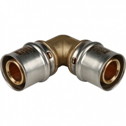 Угольник 26мм х 26мм Stout пресс, для металлопластиковых труб