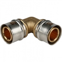 Угольник 32мм х 32мм Stout пресс, для металлопластиковых труб