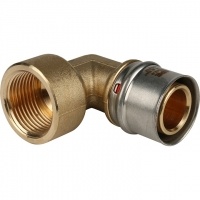 Угольник 32мм х 1"вр Stout пресс, для металлопластиковых труб