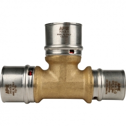 Тройник 32мм х 32мм х 26мм Stout пресс, для металлопластиковых труб