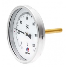 Термометр аксиальный РОСМА БТ-51.211, 100мм, 160°C, 1/2", класс 1.5, гильза 46мм