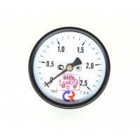 Манометр аксиальный РОСМА ТМ-310Т.00,  63мм, 2,5MPa, 1/4", класс 2.5