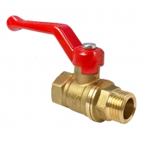 Кран шаровой 2"ВР/НР Valfex Standart полнопроходной, рычаг красный