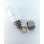 Переходник 20 мм х 16 мм обжим Valfex PP-R белый внутренний, для соединения PPR - PEX труб