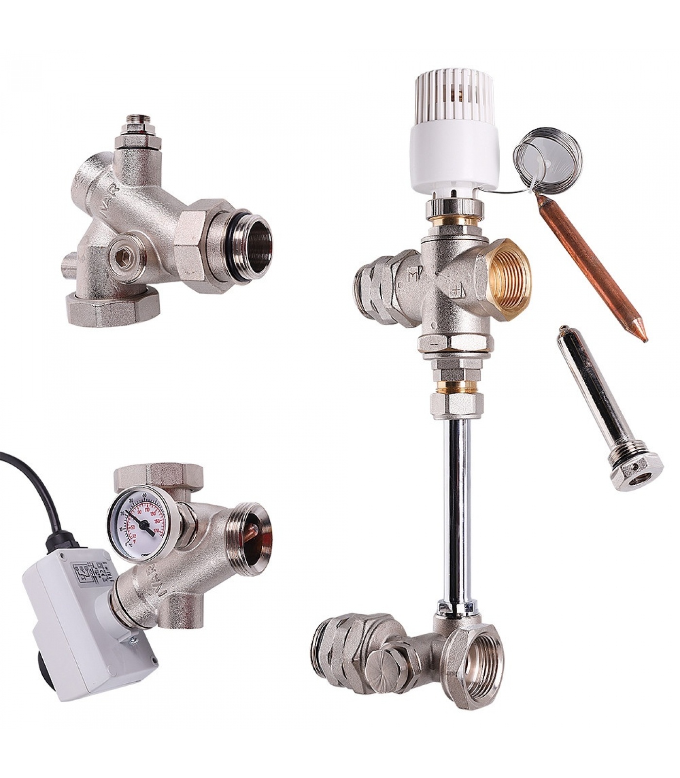 130. "узел обвязки фанкойла fs 2- 3/4"", трехходовой, нз 220в, kvs 2. Регулирующия арматура для фанкойл. Балансировочный клапан cim 790. Насосно-смесительный узел tim jh-1035.