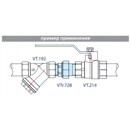 Разъемное соединение 3/4"НН Valtec