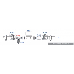 Фильтр сетчатый прямой мини 1/2 г-г Valtec
