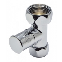 Вентиль 1"вр х 1"вр Vieir запорный прямой для полотенцесушителя