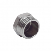 Заглушка 1 1/2"нр Vieir никелированная латунная