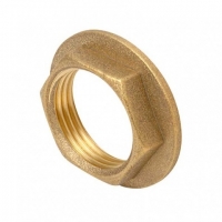 Контргайка 1 1/2"вр Vieir c бортиком латунная
