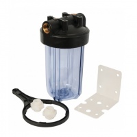 Фильтр магистральный + картридж 10BB ПРОЗРАЧНЫЙ АКВАСТИЛЬ