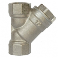 Фильтр сетчатый косой 1/2 г-г никель Vieir