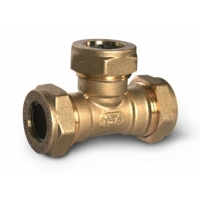 Тройник 20мм х 20мм х 20мм Vieir Ver-Pro, для нержавеющей гофротрубы