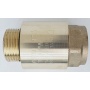 Клапан обратный 1"вр ↑ х 1"нр Vieir пружинный муфтовый с металлическим седлом