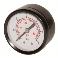 Манометр аксиальный Vieir 50мм, 6bar, 1/4", класс 2.5