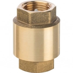 Клапан обратный 1 1/4"вр Vieir пружинный муфтовый с металлическим седлом