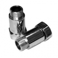 Прямое соединение 1"вр х 3/4"нр Vieir хром для полотенцесушителя