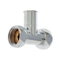 Вентиль 1"вр х 1/2"вр Vieir запорный прямой для полотенцесушителя