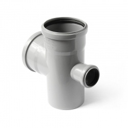 Крестовина 110x110x50/90° одноплоскостная канализационная Valfex