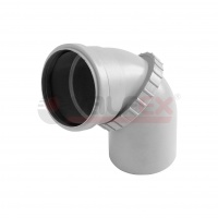 Отвод 110 (30) универсальный поворотный Valfex